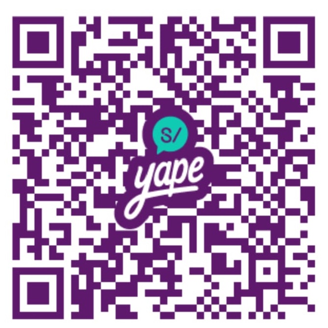 Código QR de Yape para esta cuenta